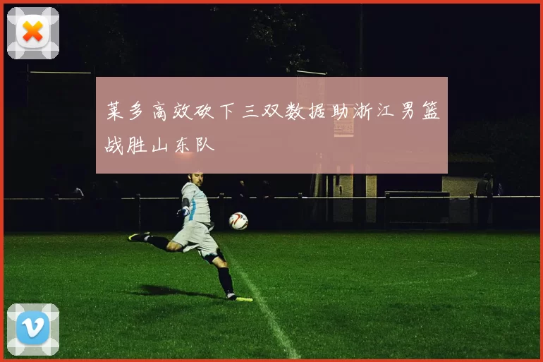 莱多高效砍下三双数据助浙江男篮战胜山东队